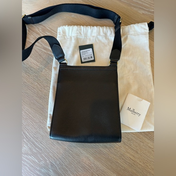 Mulberry Black Small Antony Classic Grain Leather NWT - Picture 16 of 16